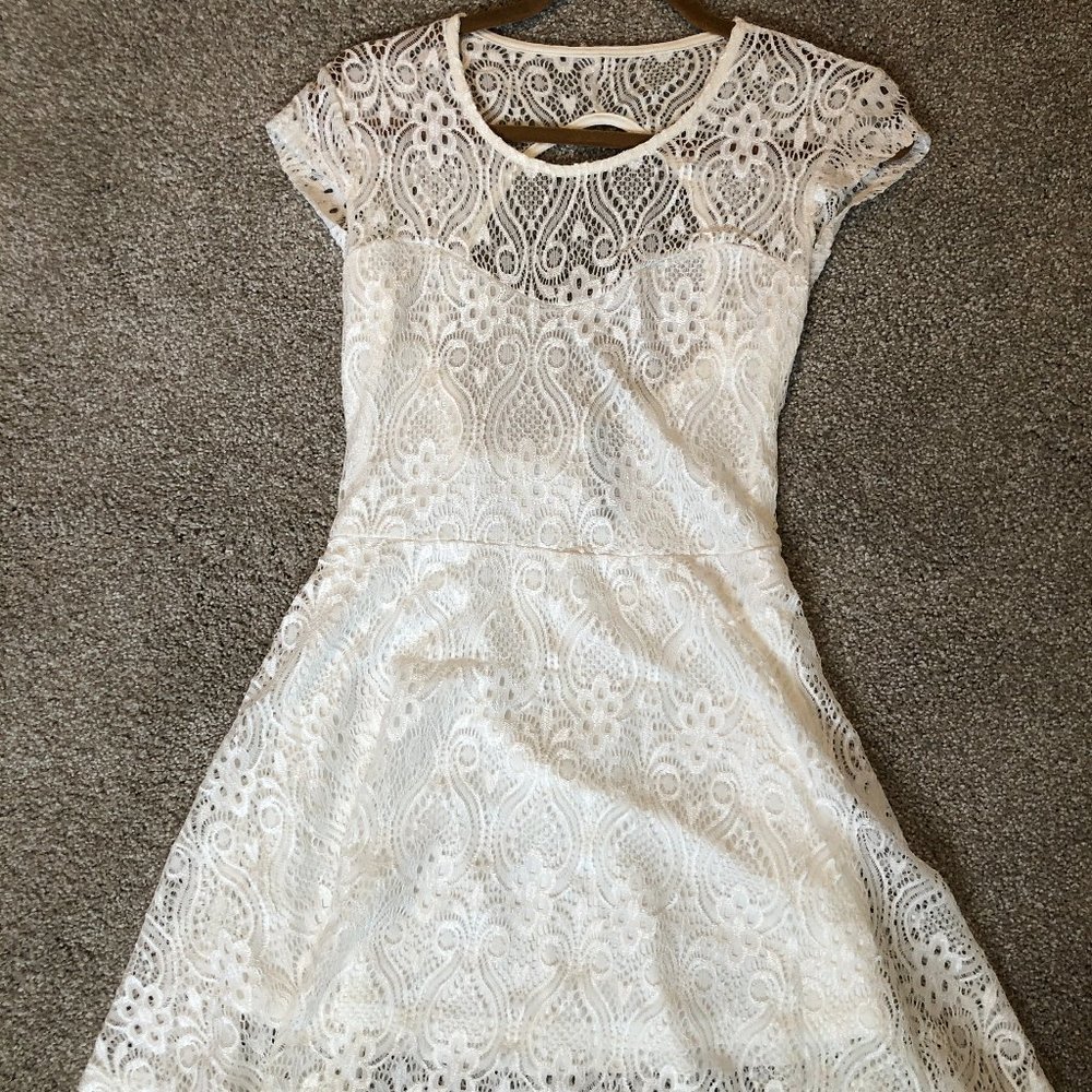 White Lace Dress NWOT